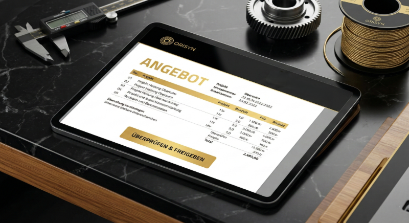 Fertiges PDF Angebot